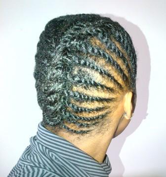 Flat twist French roll